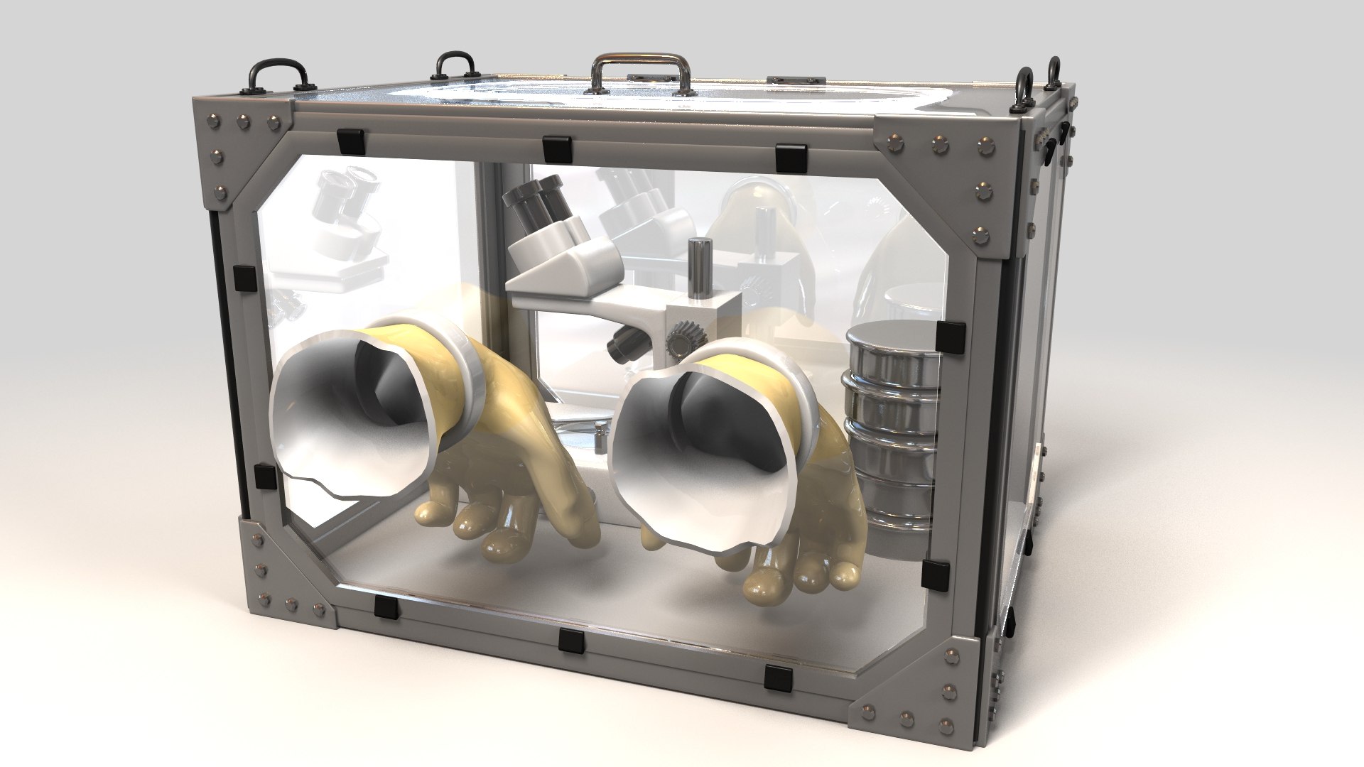 NASA Microgravity Science Glovebox Model - TurboSquid 2206823