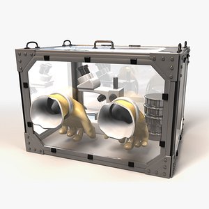 NASA Microgravity Science Glovebox model