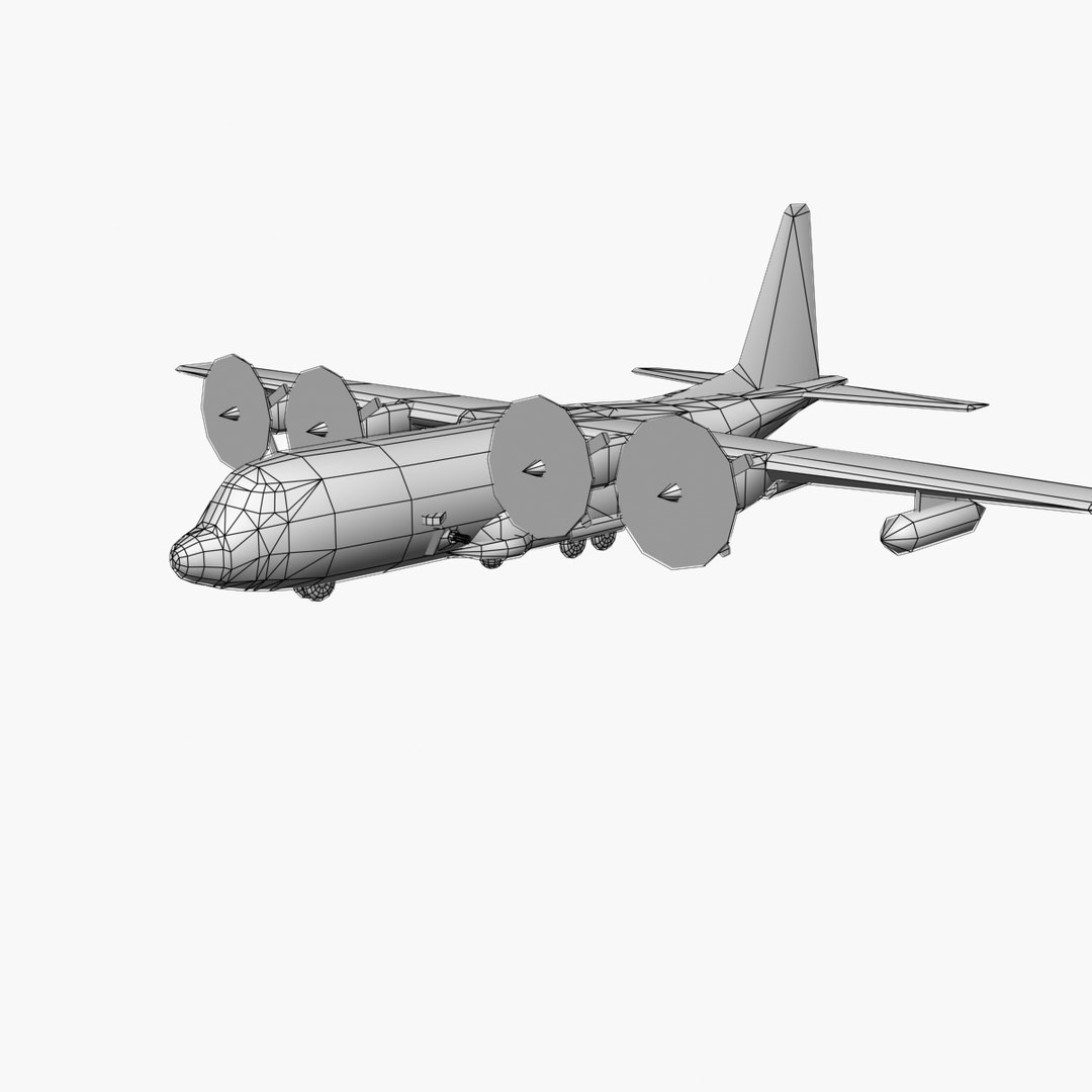 Ac130 Gunship 3d Model