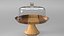 Cake Stand Wooden with Dome