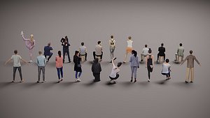 3D Models of people x 20 60