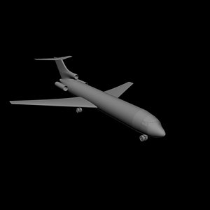 3d airplane air plane model