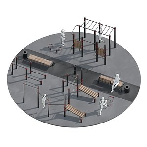 Workout Space 3D model