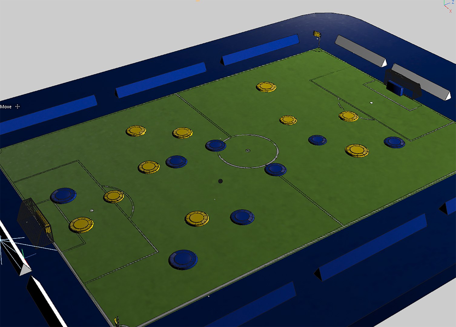 3D Model Soccer Button Game Futebol De Botao - TurboSquid 1915341