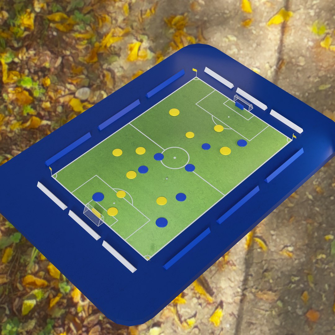 3D Model Soccer Button Game Futebol De Botao - TurboSquid 1915341