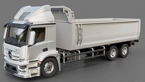 Mercedes Benz Antos Tipper Truck 3D