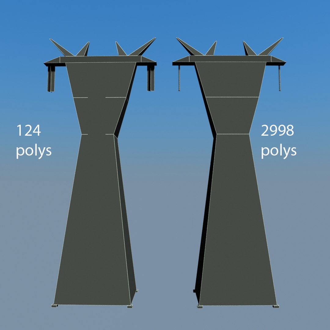 Powerline Pylons 3d Model