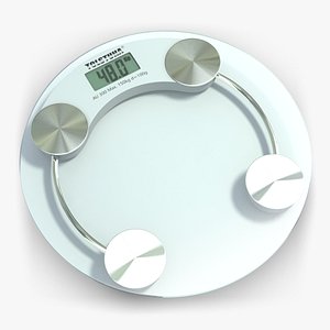 weight scale 2 3d model