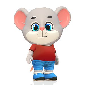 Mouse Rat Rodent Grey Animated Rigged