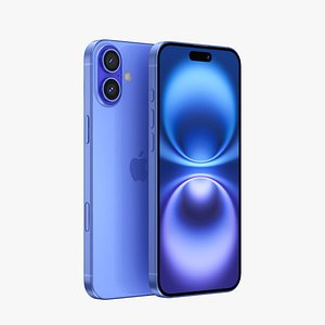 3D model Apple iPhone 16 plus