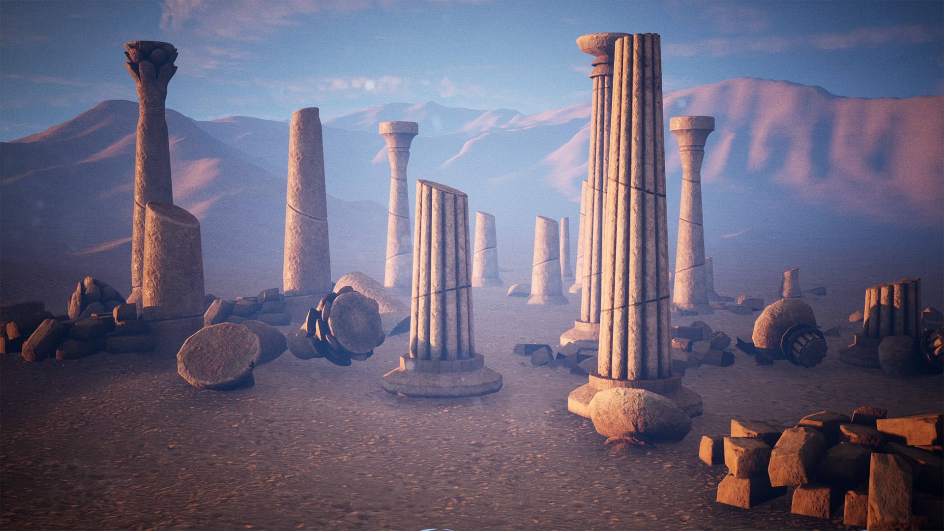 3D Egypt Modular Pillars 67 Assets - TurboSquid 2193116