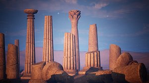 Egypt Modular Pillars 67 Assets