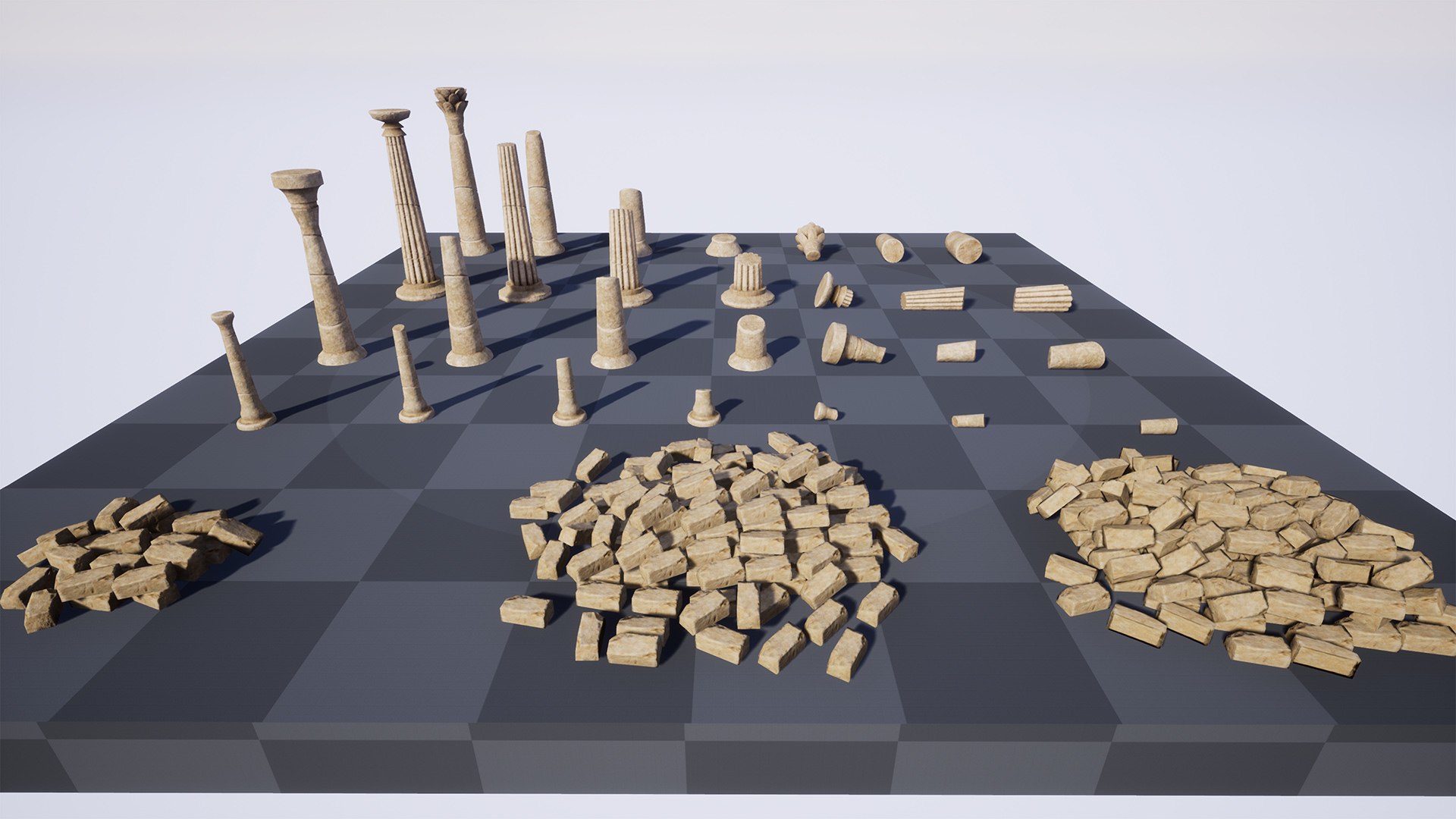 3D Egypt Modular Pillars 67 Assets - TurboSquid 2193116
