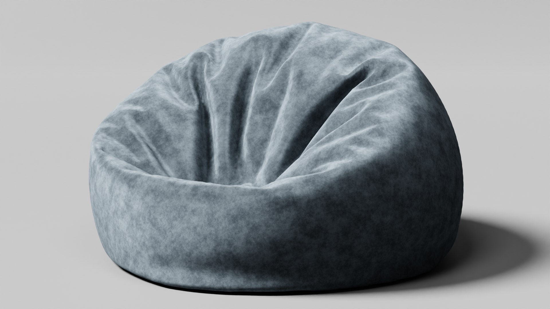 3D Bean Bag 3d Model Grey Model - TurboSquid 1982820