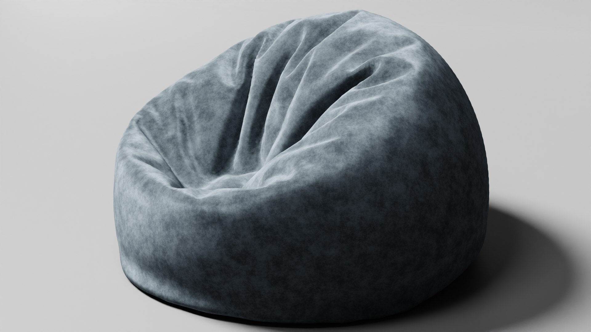 3D Bean Bag 3d Model Grey Model - TurboSquid 1982820