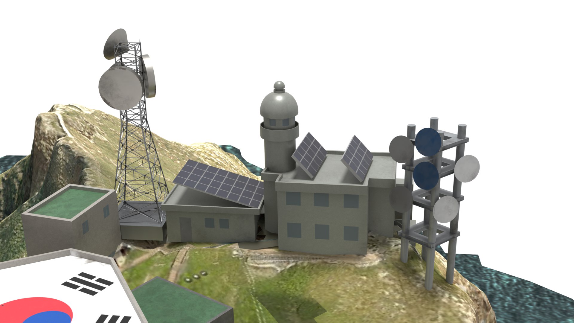 3D Dokdo - TurboSquid 2226680