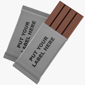 Editable Chocolate Wafer Bar