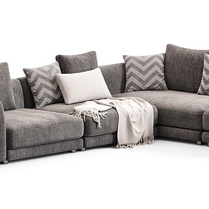 Frigerio Miller Corner Sofa 3D model