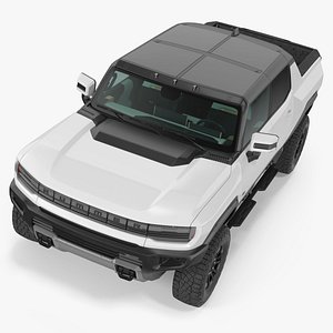 2022 GMC Hummer EV PICKUP Lights Off Rigged