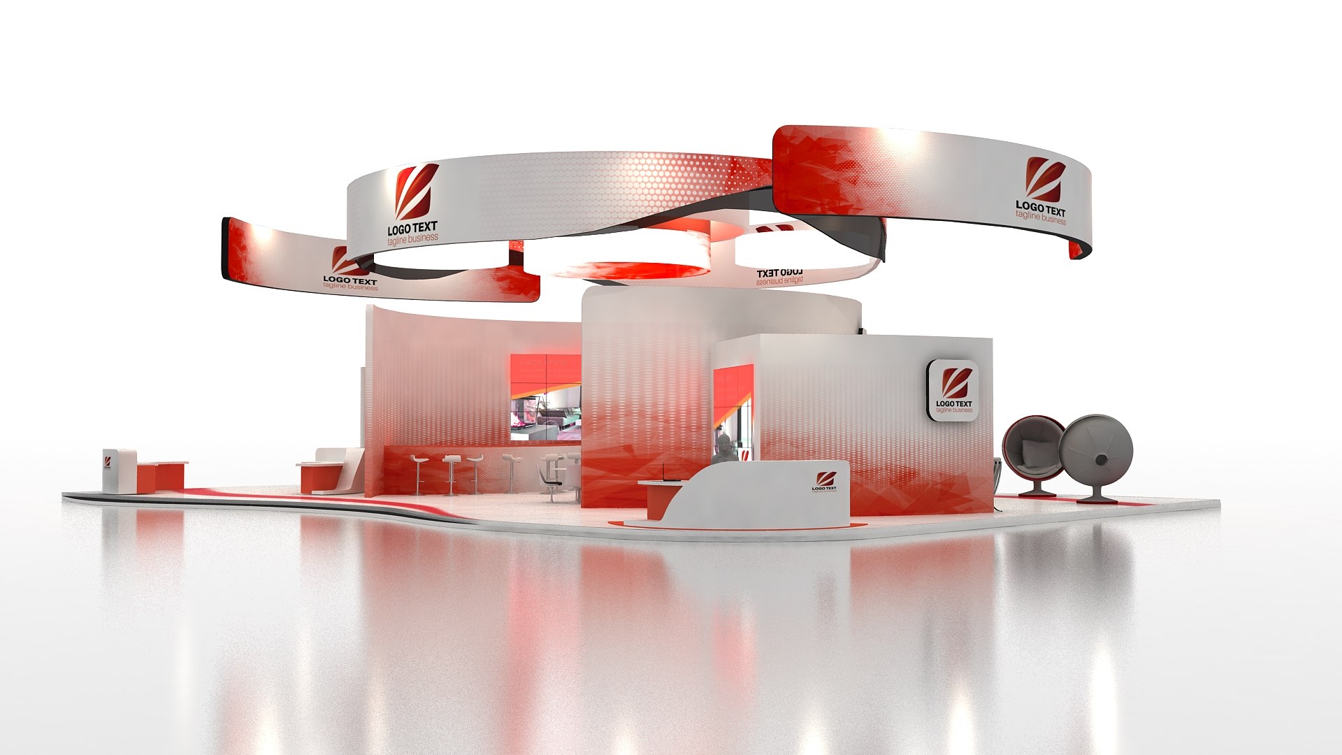 Model stand. Exhibition Stand 3d model. 3d стенды пленки ролики
