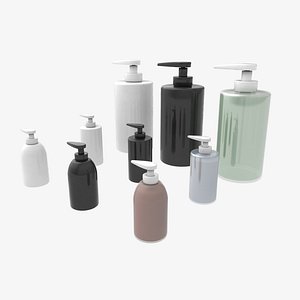 soap bottle mockup 3D model