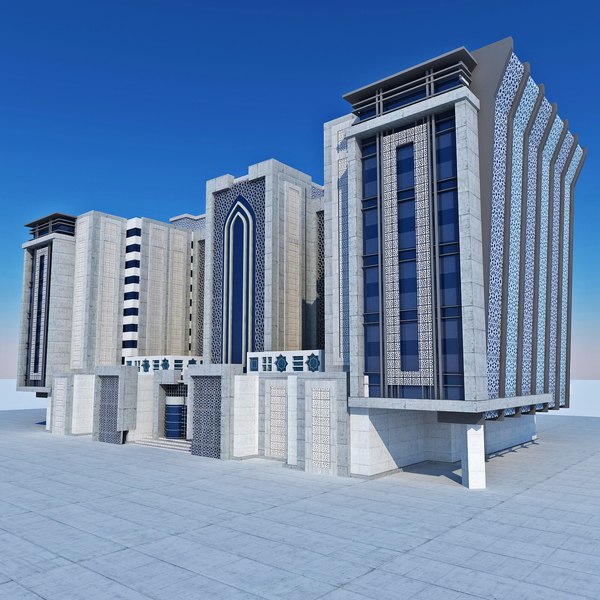 design modern arabic islamic 3D model