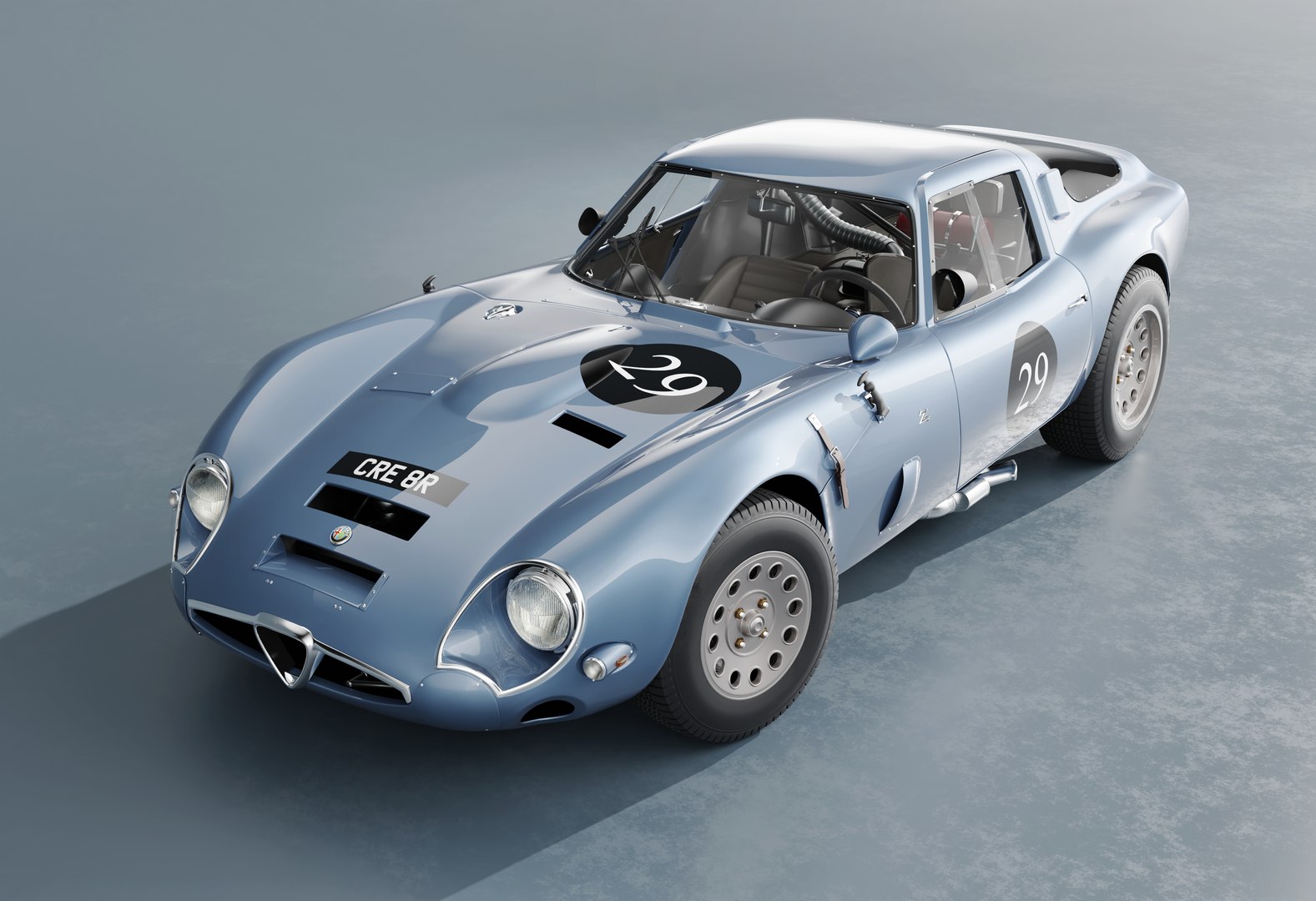 3D Alfa Romeo Giulia TZ2 Carrozzata Zagato 1965 - TurboSquid 1806019