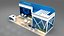 exhibition booth 3D model