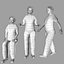 Bundle Low Poly African Woman C