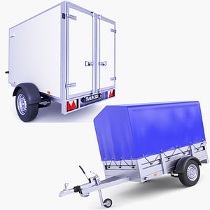 3D model Cargo Trailers v25