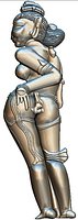 Kama Sutra Basorelief for CNC Router