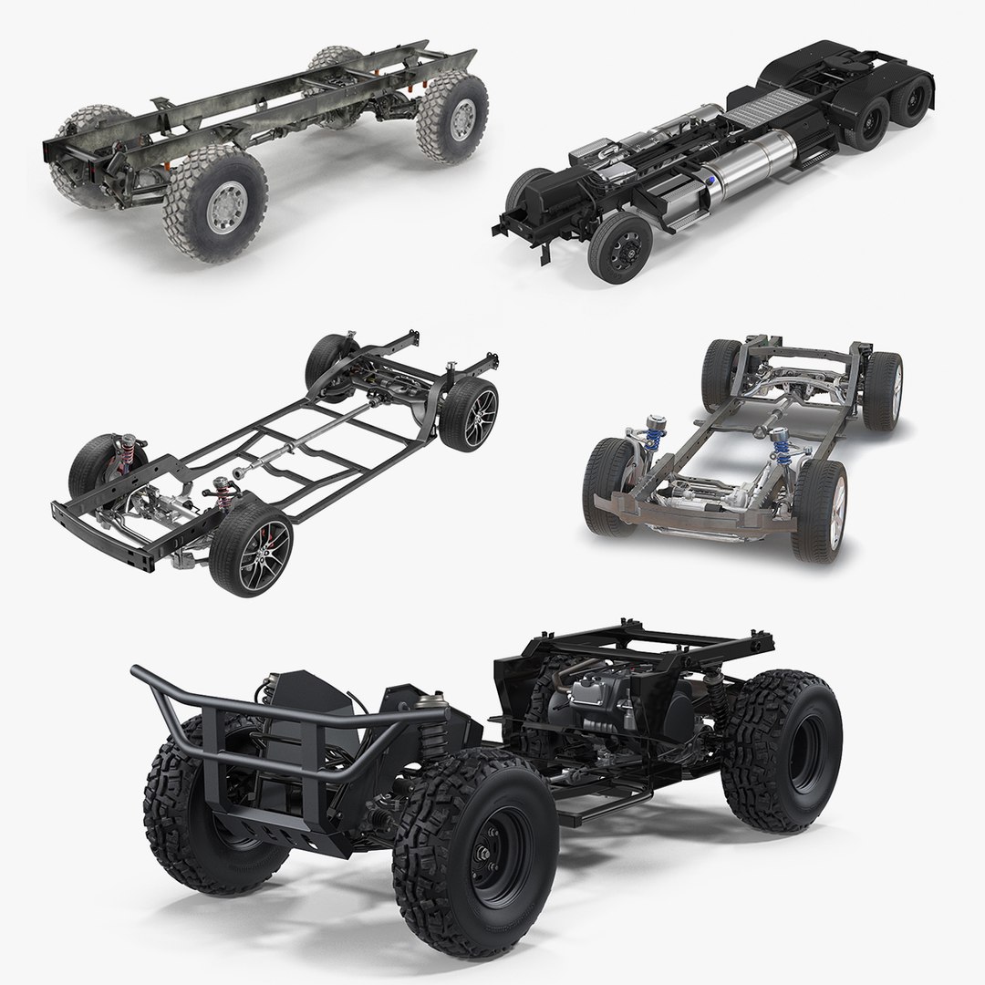Vehicle Chassis 3D Models Collection 5 3D model preview