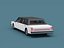 Stylized Cartoon Limousine 80s 3D