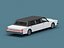 Stylized Cartoon Limousine 80s 3D