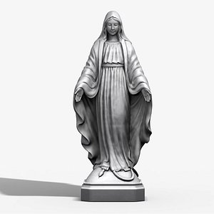 x virgin mary statue