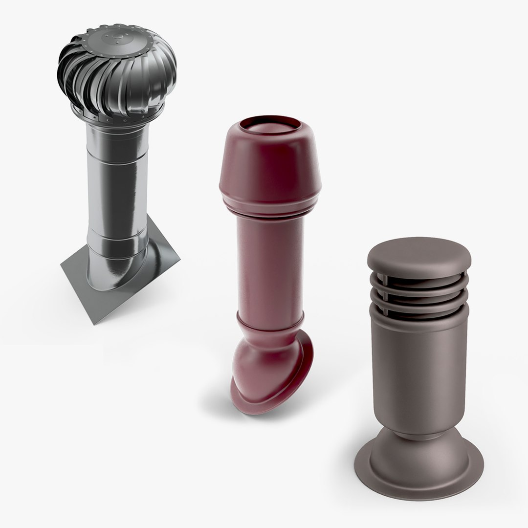 Chimneys Collection 3D model preview