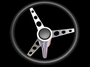 Classic custom streetrod steering wheel