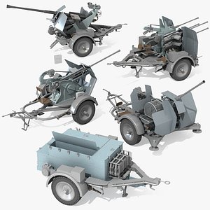 Light anti aircraft german guns