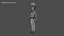 woman toon 3D model
