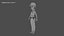 woman toon 3D model