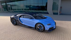 Bugatti chiron 3D model