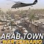 arab town war scenario 3d model