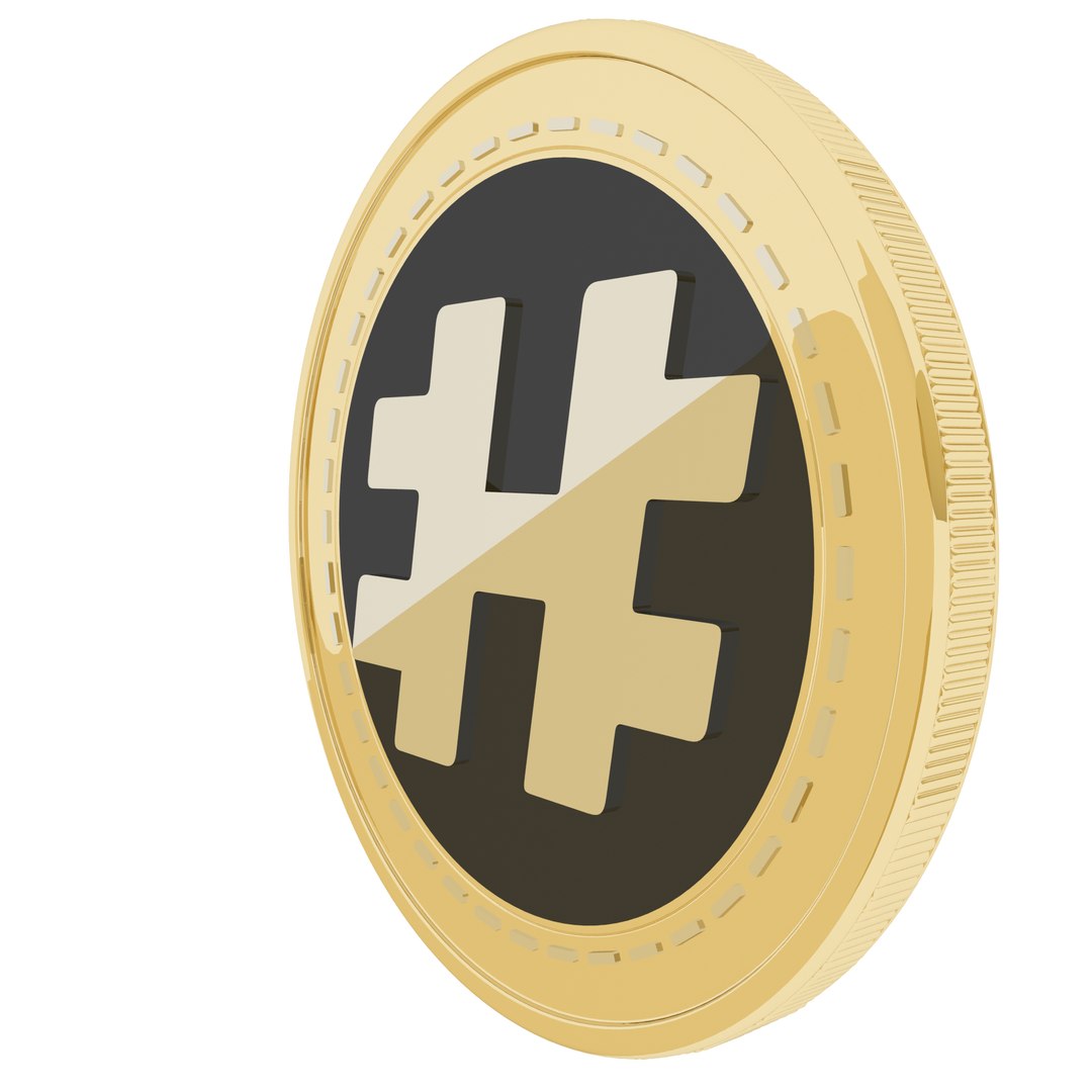 Metahash Cryptocurrency Gold Coin 3D model - TurboSquid 1762010