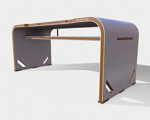 table sci fi 02 3D model