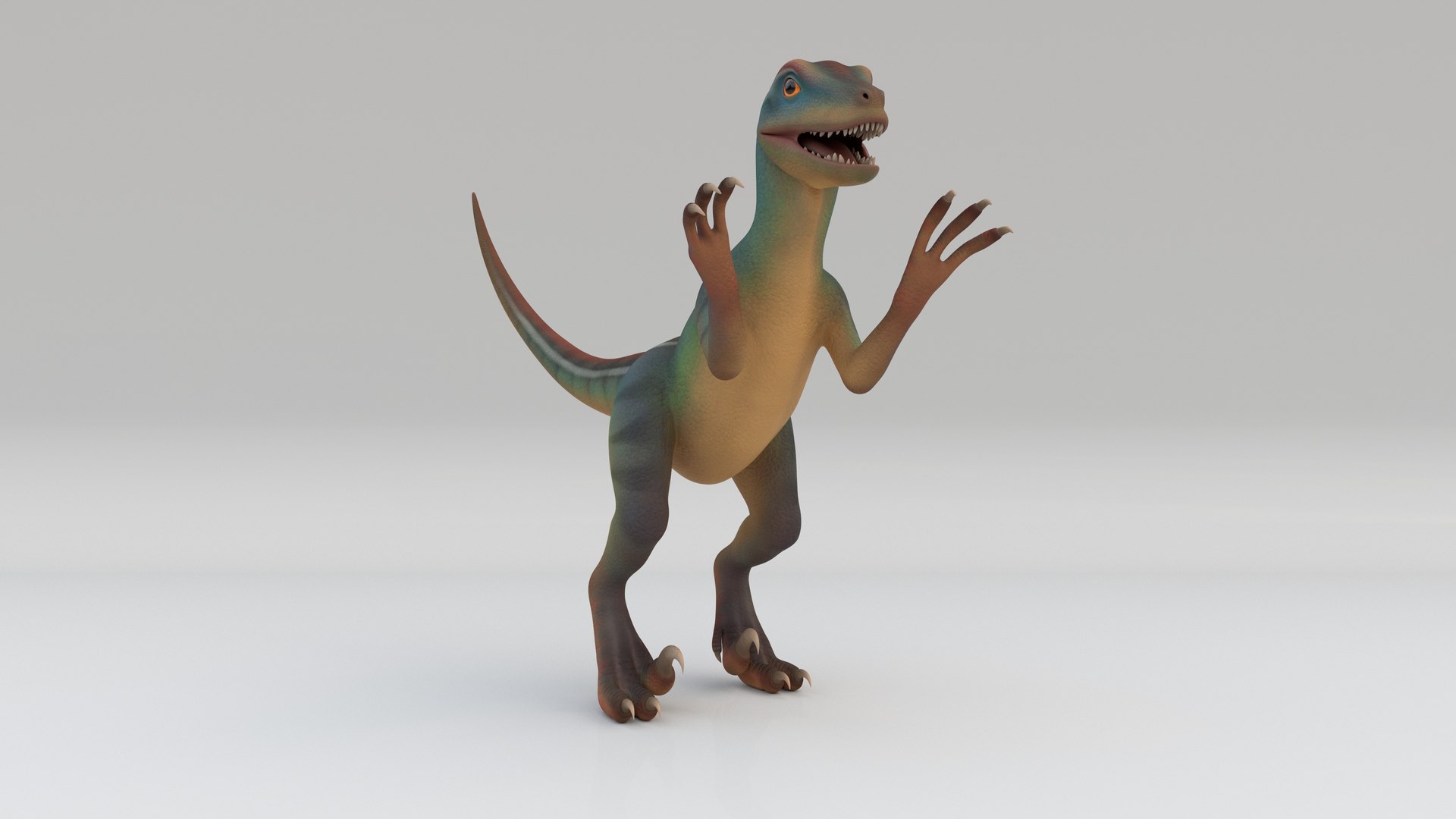 150312 - safe, artist:willow-s-linda, dinosaur, raptor, theropod,  velociraptor, feral, 2d, 2d animation, ambiguous gender, animated, blue  background, frame by frame, gif, perfect loop, running, simple background,  solo, solo ambiguous - Furbooru