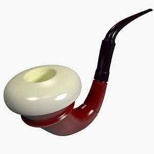 3d model of calabash pipe