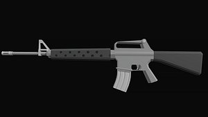 Low Poly M16A2