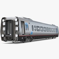 Acela Express Passenger Coach Rigged