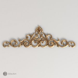 carved cnc 3D model