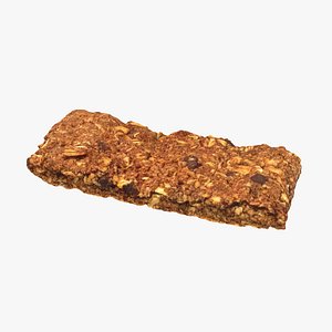 3D Crunchy Granola Bar - Photo Scan